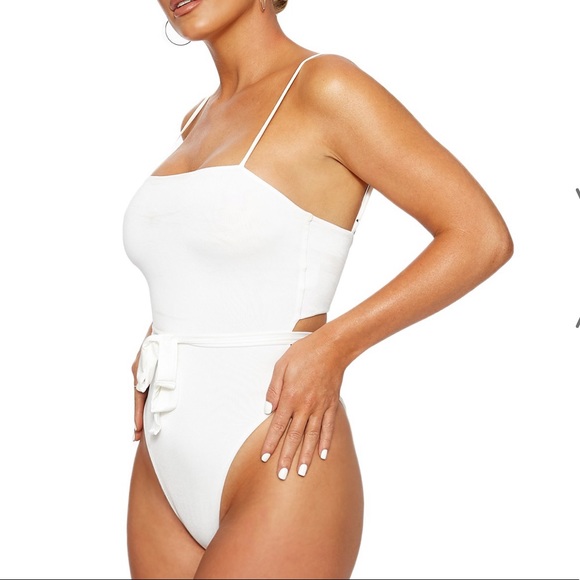 New Naked Wardrobe strappy one piece swim wear - Picture 4 of 5